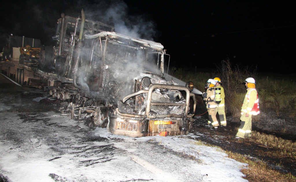 Emergency services inspect the scene on Wednesday night. Emergency services inspect the scene on Wednesday night.